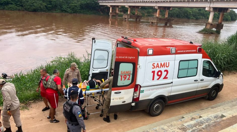 Mulher é Resgatada Após Tentativa de Suicídio da Ponte do Rio Vermelho em Rondonópolis