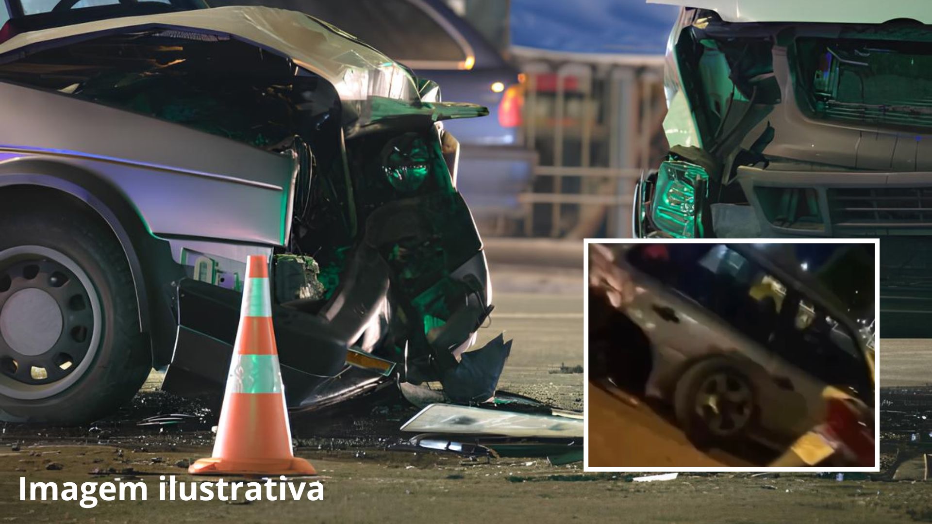 Engavetamento com moto e três carros deixa feridos e trava trânsito em Rondonópolis