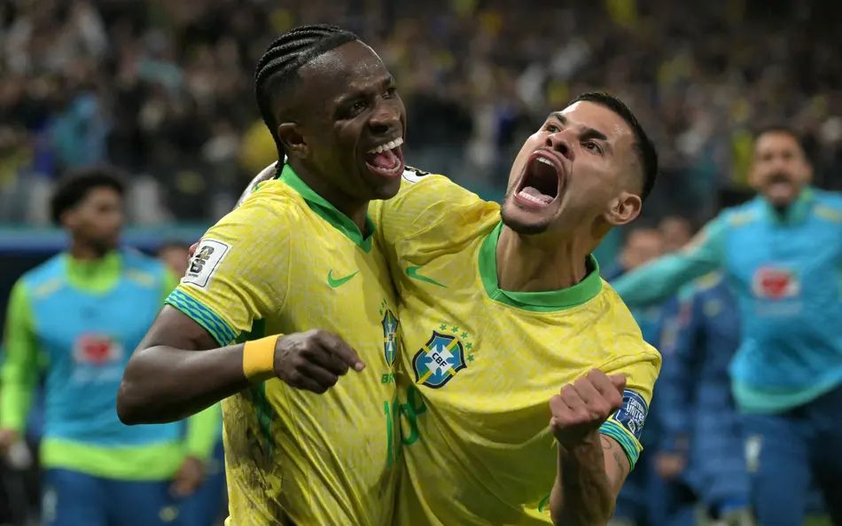 Vini Jr. brilha e Brasil pressiona o Paraguai em jogo decisivo pelas Eliminatórias