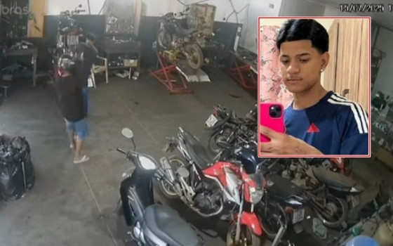 Imagens Revelam Execução de Adolescente em Oficina Mecânica