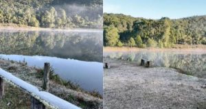 Frio em MG: Monte Verde registra geada e lidera ranking das temperaturas mais baixas do país