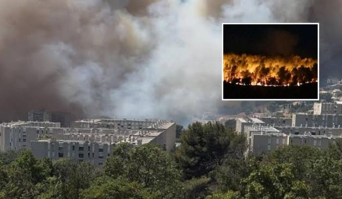 Incêndios florestais no sul da França forçam retirada de moradores
