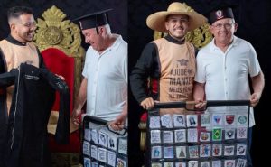 Jovem homenageia pai que rodou 218 cidades vendendo adesivos para pagar faculdade