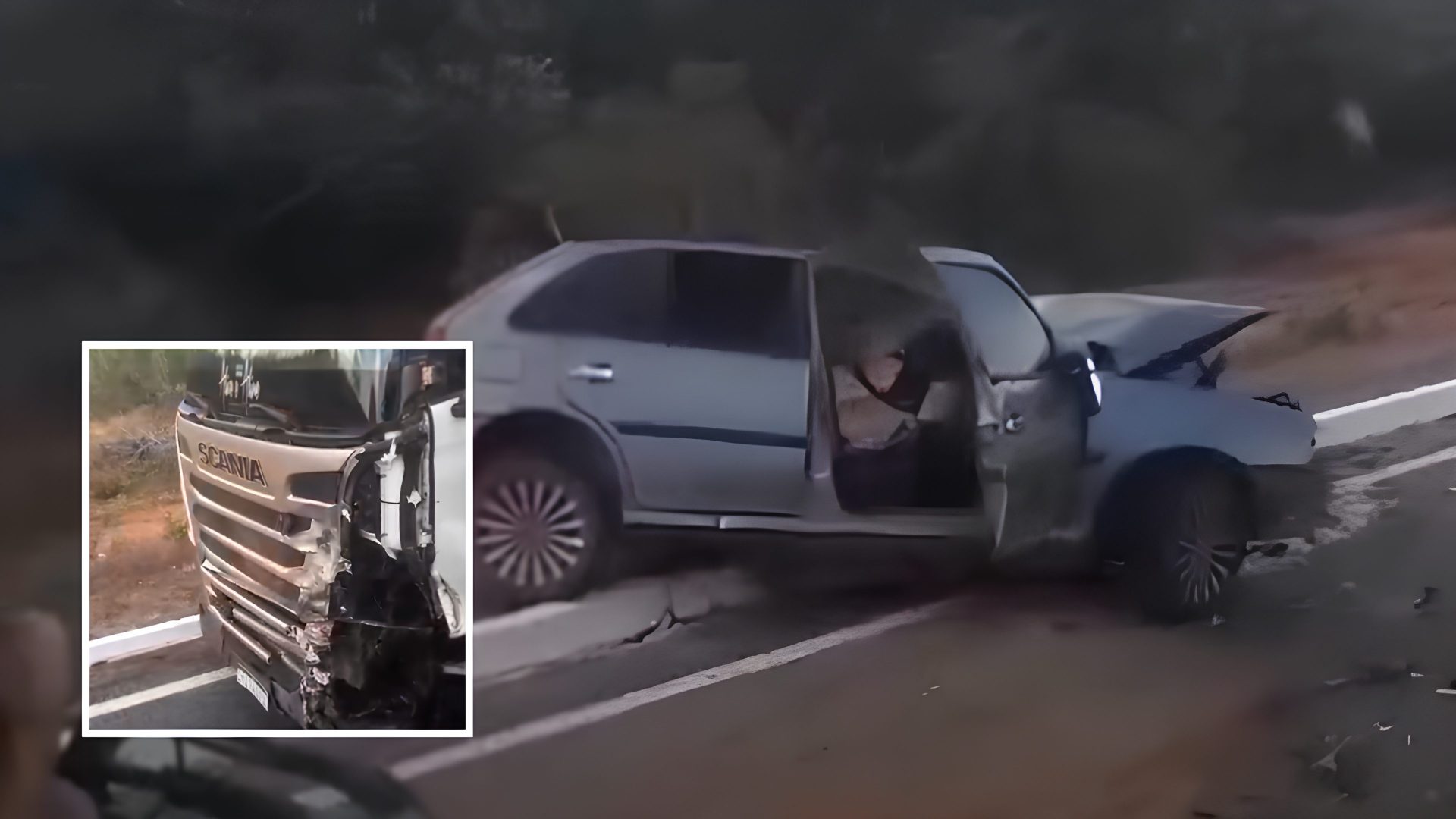 Grave Acidente na BR-070: vítimas são socorridas em estado grave e trânsito interrompido; veja vídeo